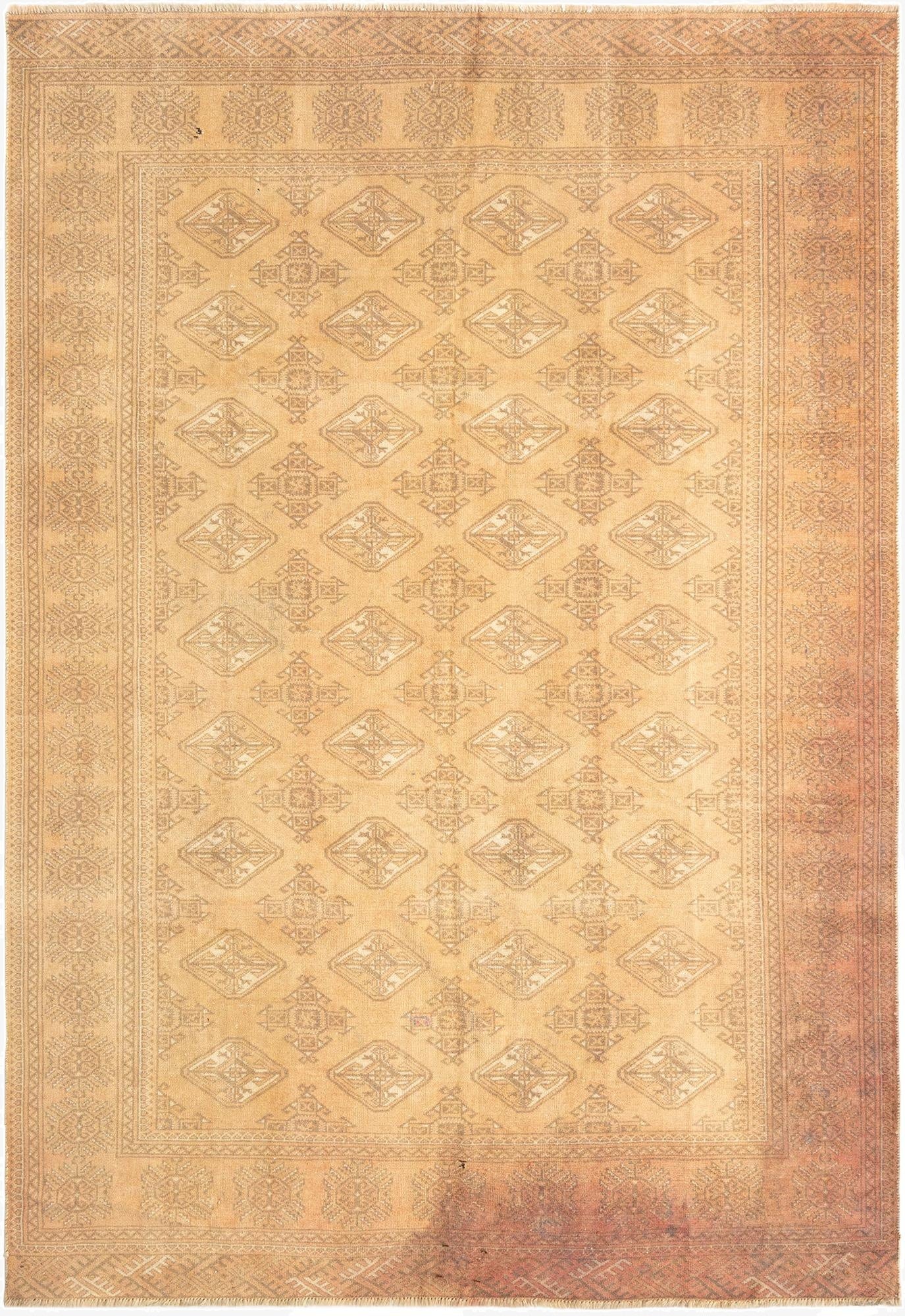 6' 4 x 9' 7 Torkaman Wool Rug