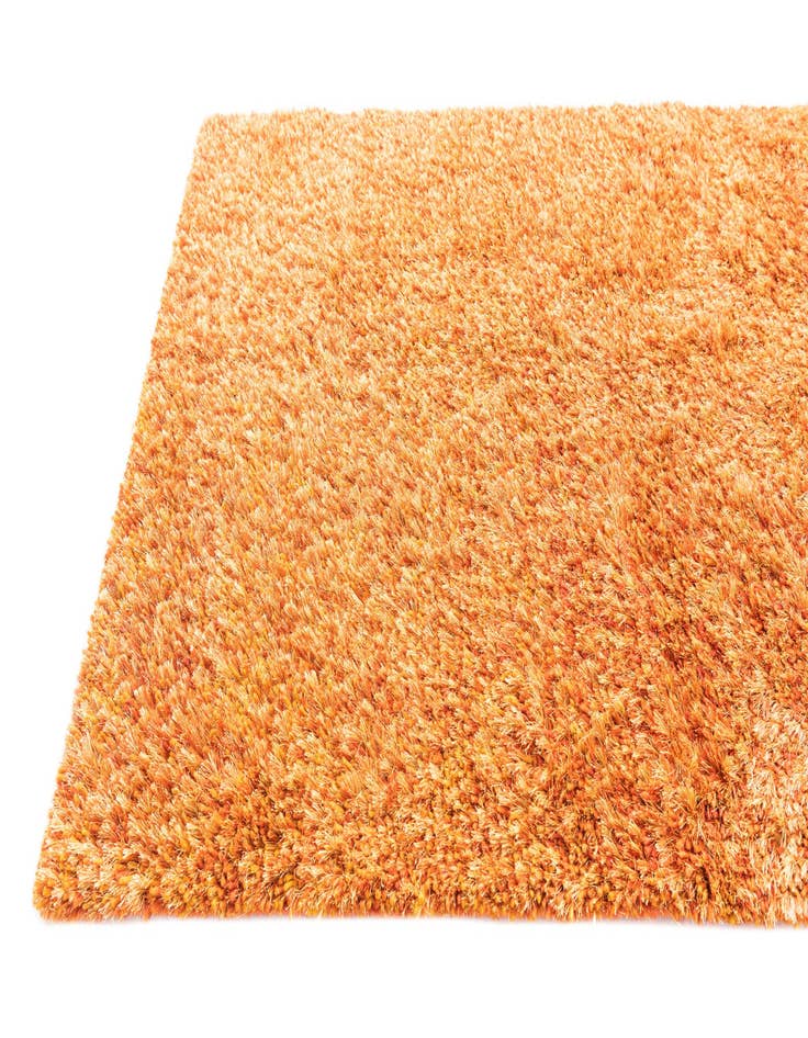 Detail image of  5' x 6' 10  Hand Knotted Two-Tone Shag Oriental Rug