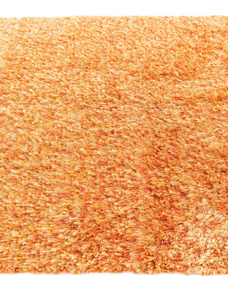 Detail image of  5' x 6' 10  Hand Knotted Two-Tone Shag Oriental Rug