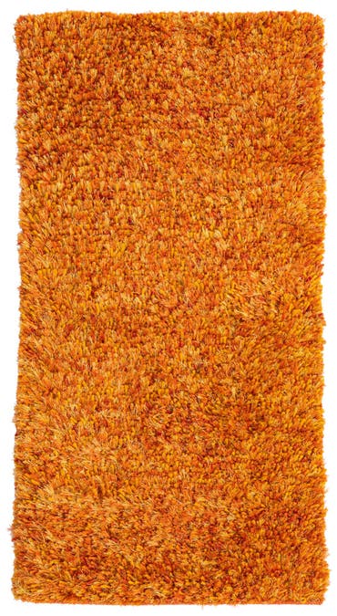  2' 5 x 4' 8  Hand Knotted Two-Tone Shag Oriental Rug