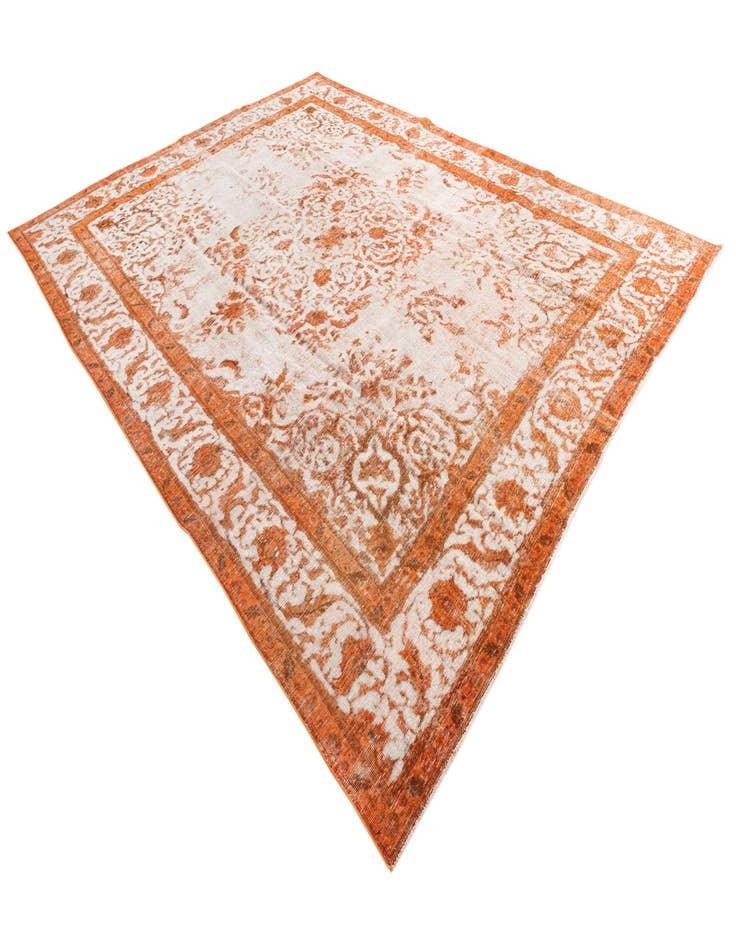 Detail image of  9' 6 x 12' 5  Hand Knotted Ultra Vintage Persian Wool Rug