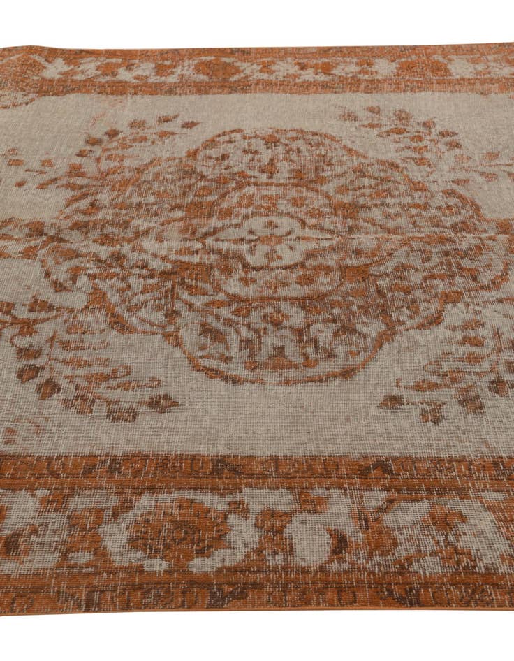 Detail image of  6' 6 x 9' 7  Hand Knotted Ultra Vintage Persian Wool Rug