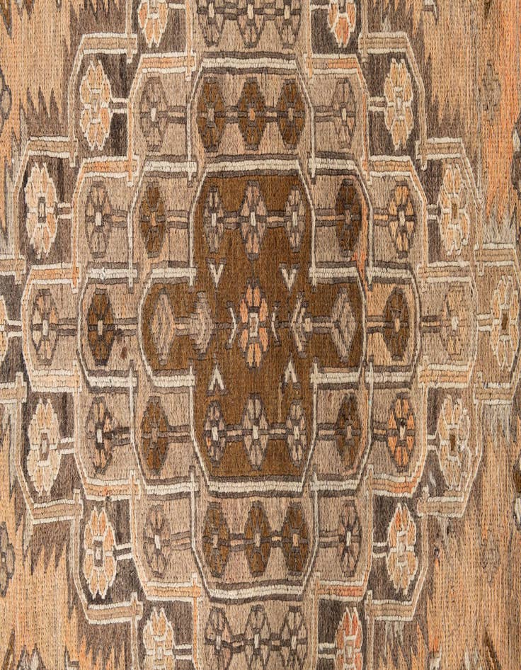 Detail image of  5' x 7'  Hand Knotted Ultra Vintage Persian Wool Rug