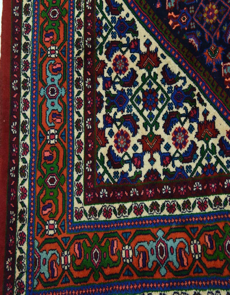 Detail image of 10' x 13' 2 Hand Knotted Zanjan Persian Wool Rug