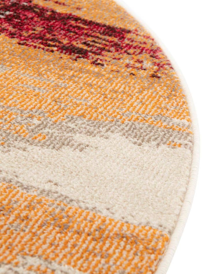 Detail image of  6' x 6'  Washable Hyacinth Round Rug