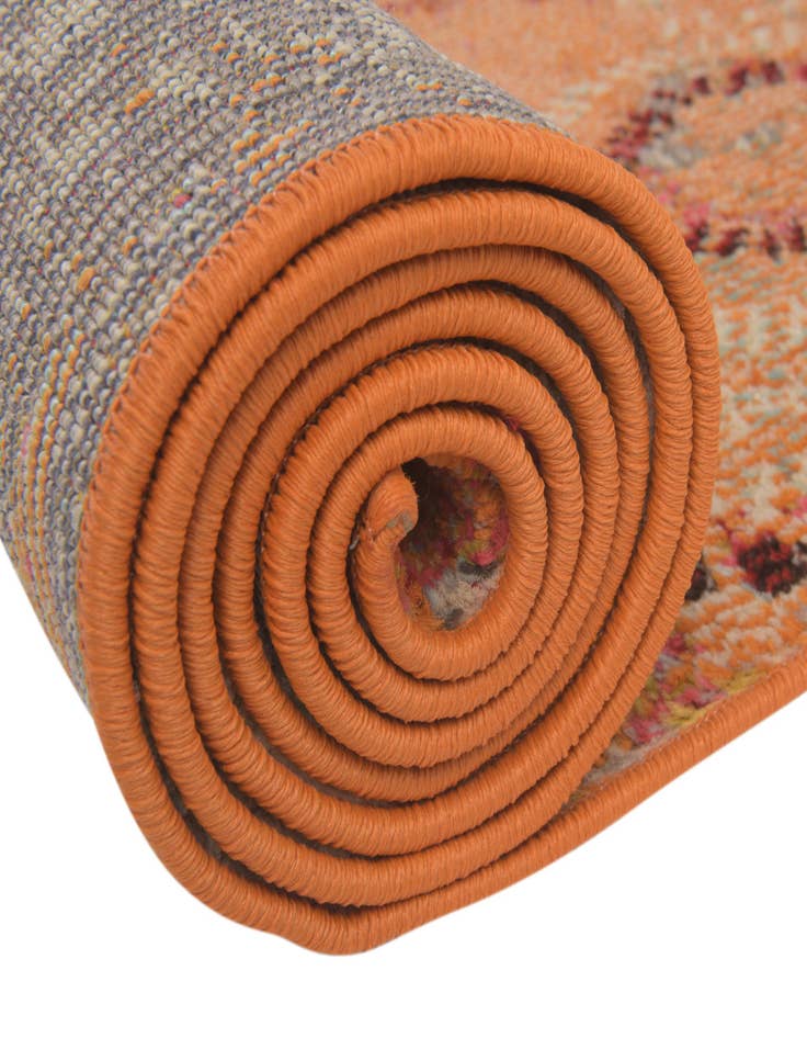 Detail image of  6' x 6'  Washable Hyacinth Round Rug