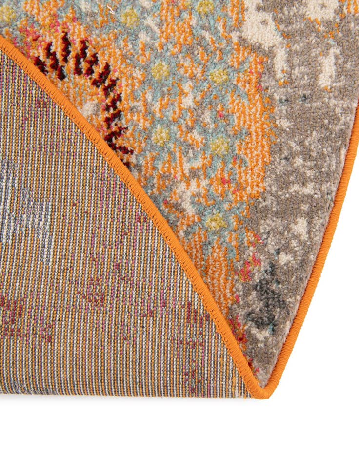 Detail image of  6' x 6'  Washable Hyacinth Round Rug