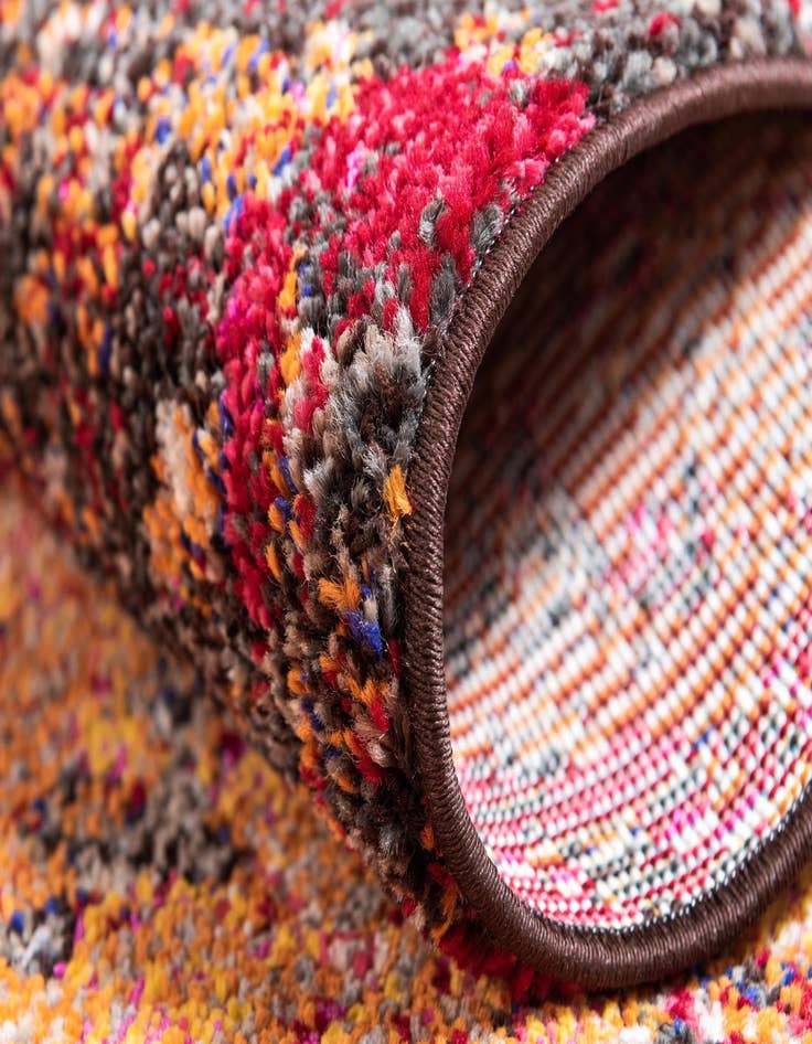 Detail image of  8' x 8'  Washable Hyacinth Round Rug