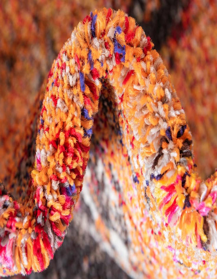 Detail image of  8' x 8'  Washable Hyacinth Round Rug