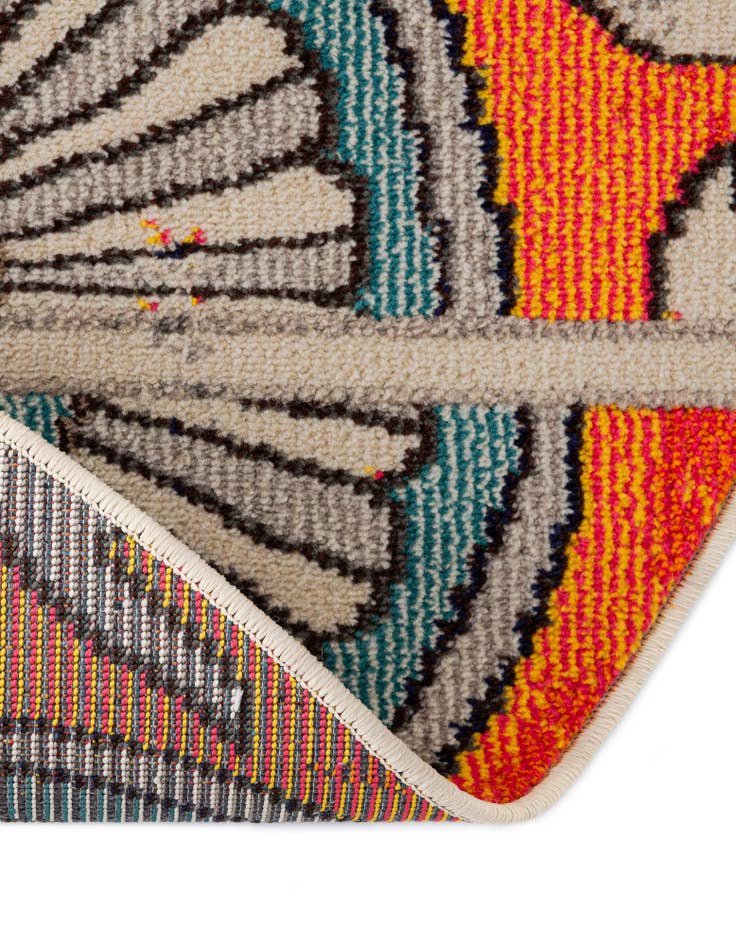 Detail image of  8' x 8'  Washable Hyacinth Round Rug