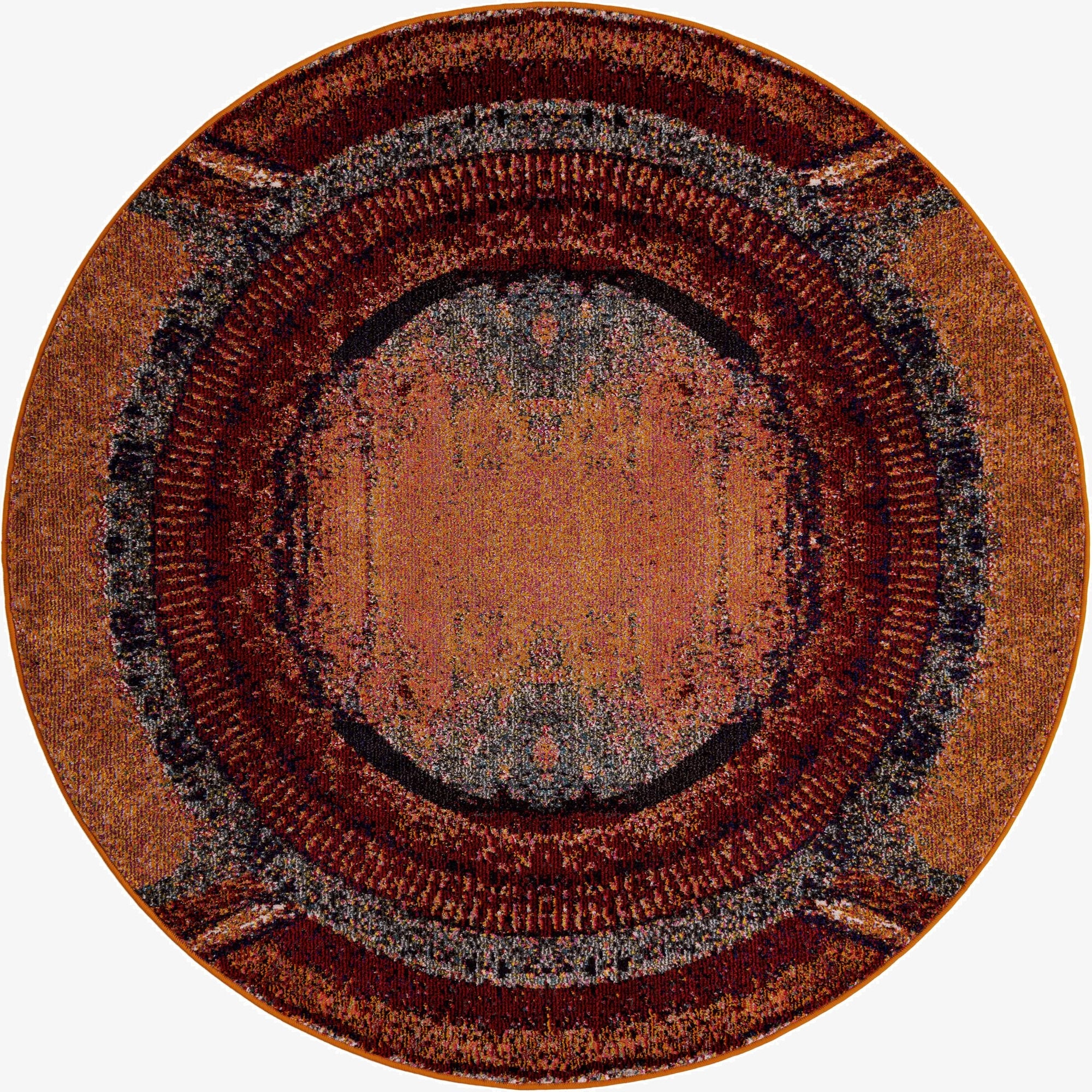  6' x 6'  Washable Hyacinth Round Rug