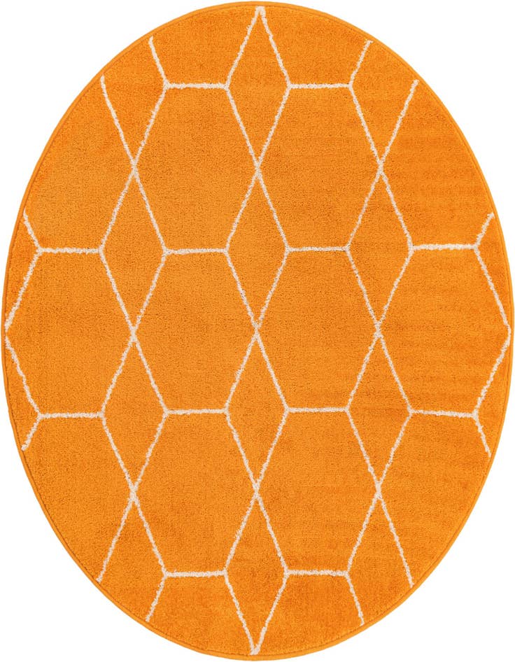 Detail image of  4' x 4' Lattice Frieze Round Rug