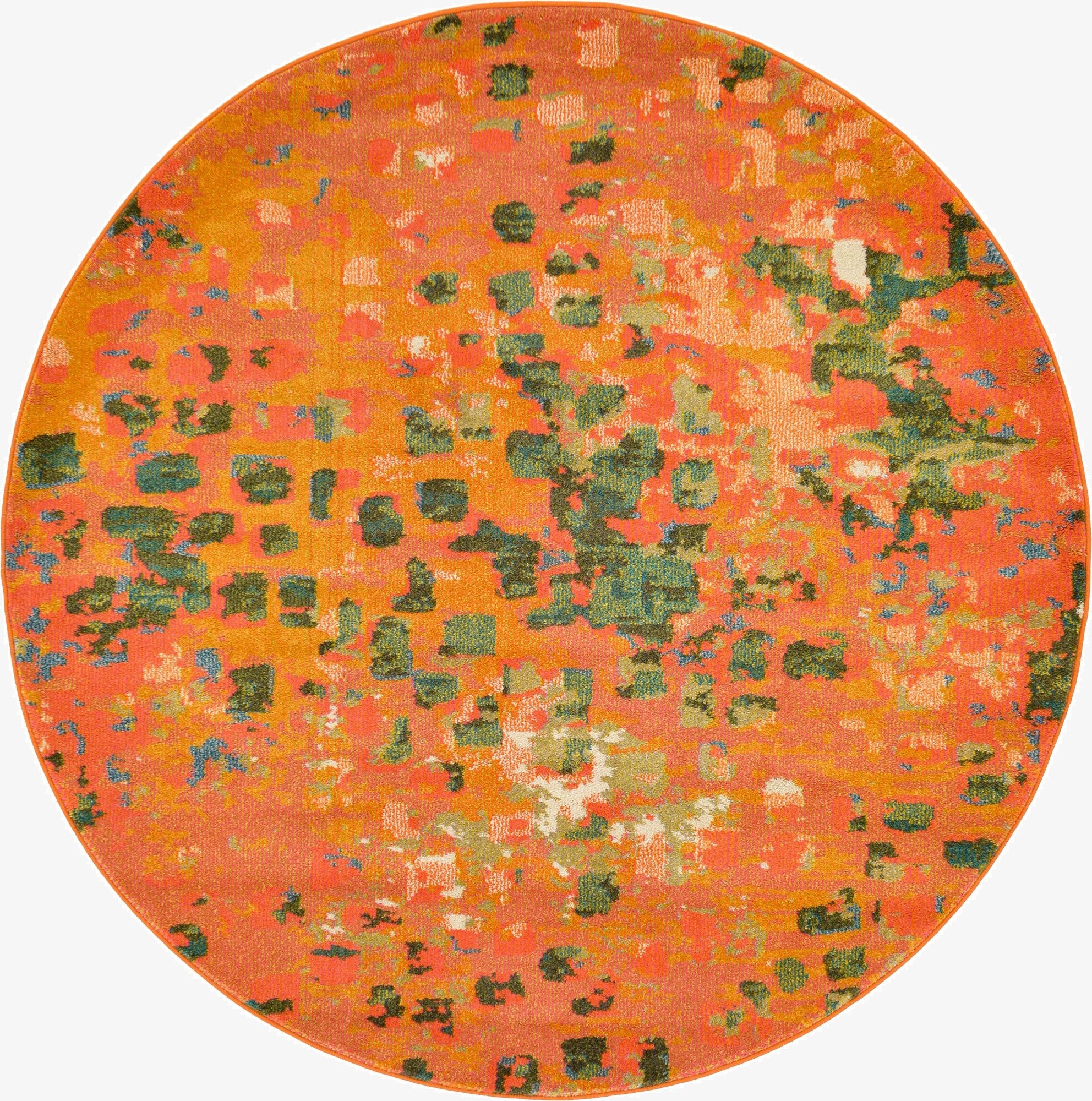  6' x 6'  Washable Sevilla Round Rug