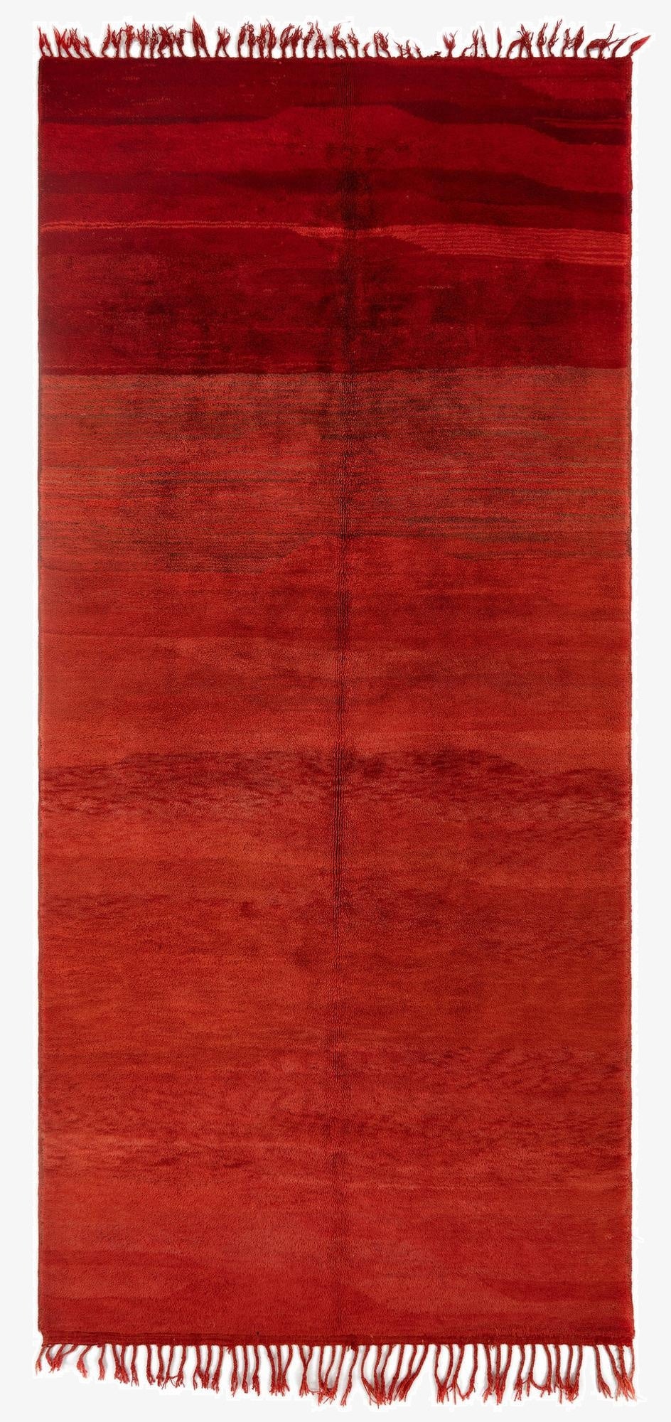  5' 5 x 11' 7 Beni Ouarain Wool Runner Rug