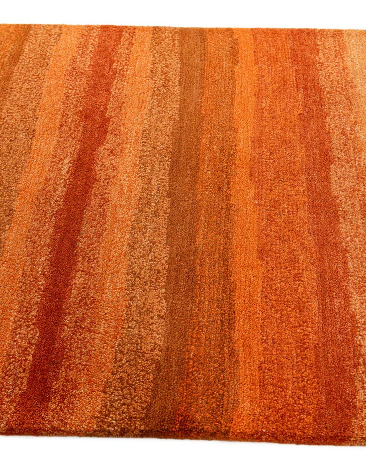 Detail image of  2' 8 x 9' 8  Hand Knotted Gabbeh Wool Runner Rug