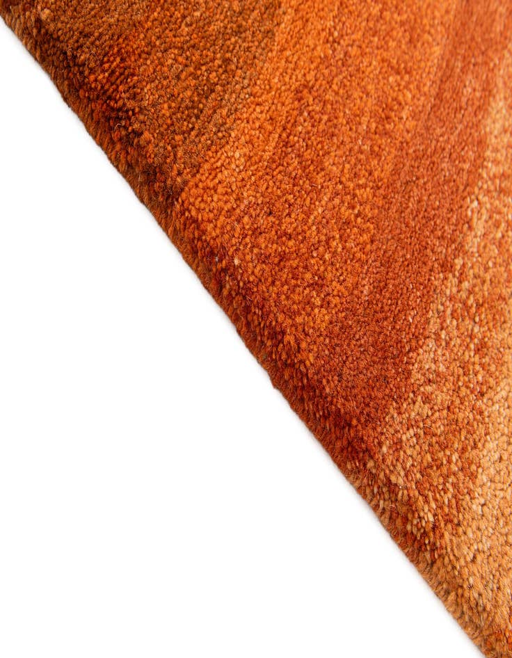 Detail image of  2' 8 x 9' 8  Hand Knotted Gabbeh Wool Runner Rug