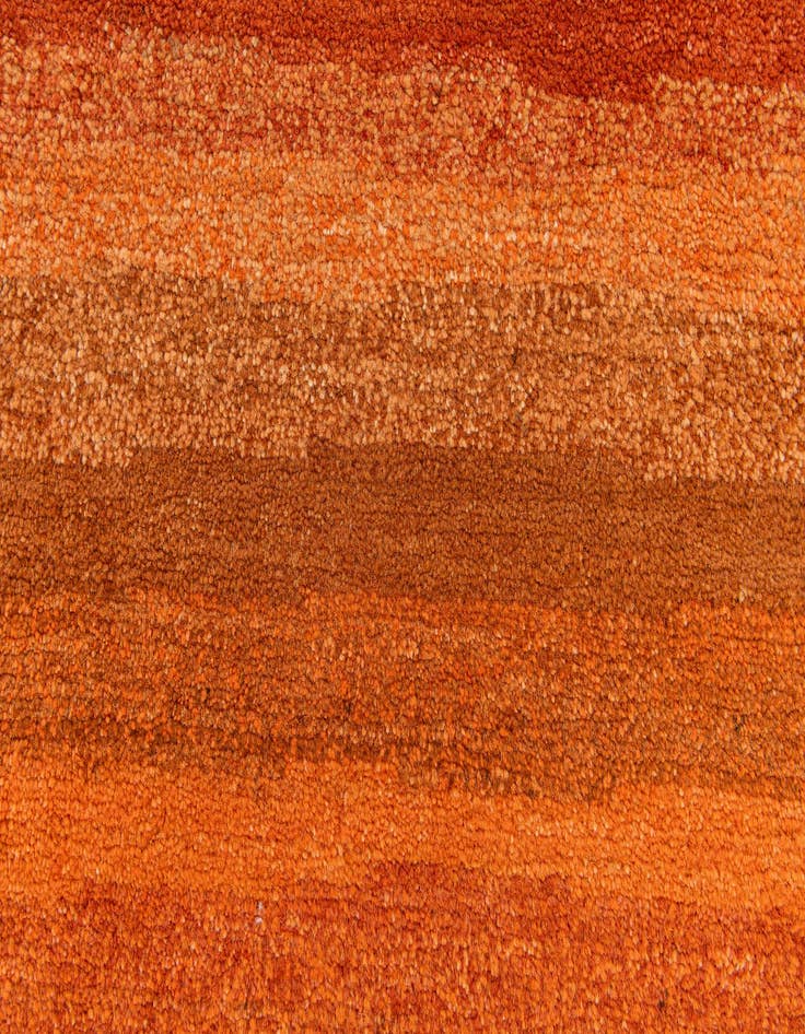 Detail image of  2' 8 x 9' 8  Hand Knotted Gabbeh Wool Runner Rug