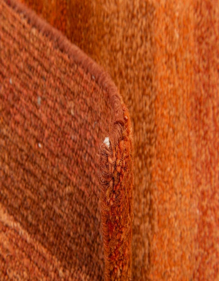 Detail image of  2' 8 x 9' 8  Hand Knotted Gabbeh Wool Runner Rug