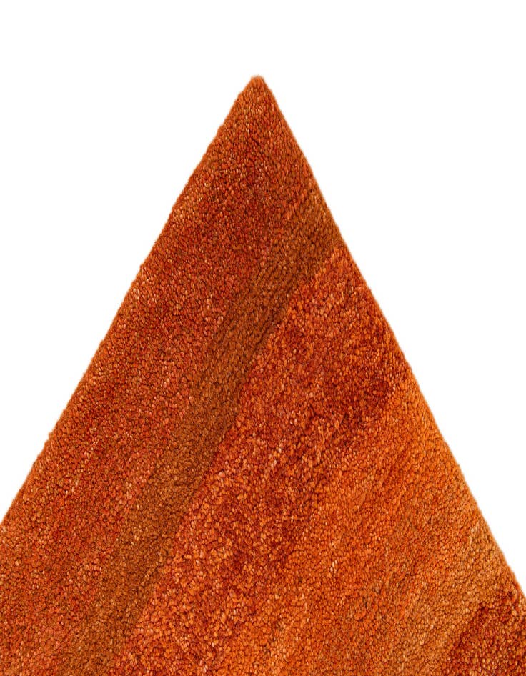 Detail image of  2' 8 x 9' 8  Hand Knotted Gabbeh Wool Runner Rug