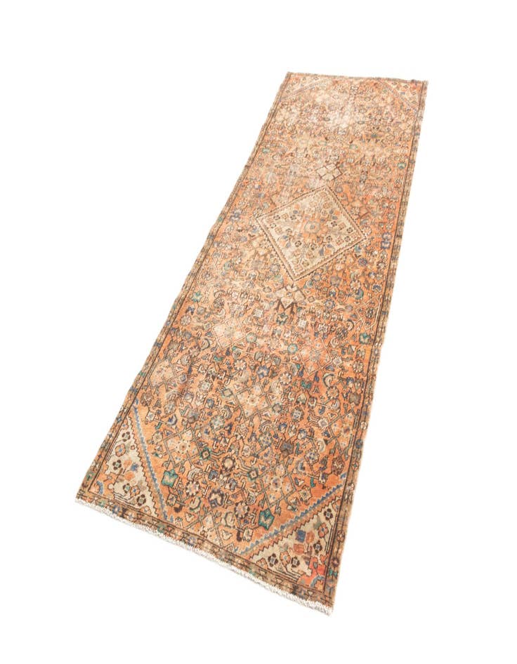 Detail image of  3' 11 x 10' 5 Hamedan Runner Rug