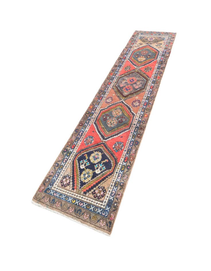 Detail image of  2' 7 x 10' 5 Hamedan Runner Rug