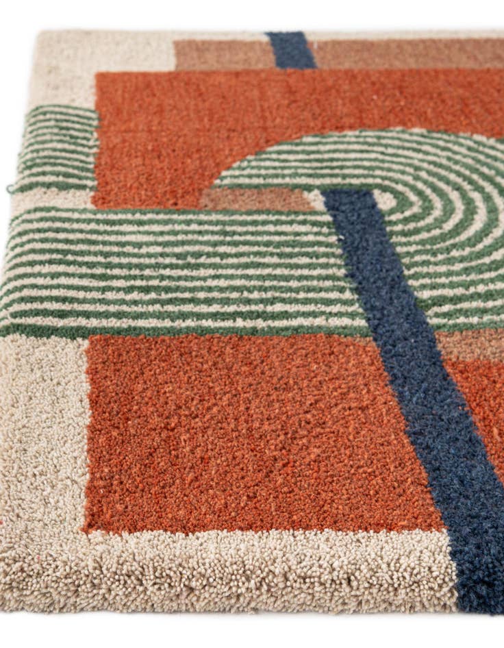 Detail image of  2' x 8' Handtufted Wool Runner Rug