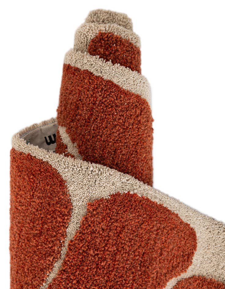 Detail image of  2' x 6' 1 Handtufted Wool Runner Rug