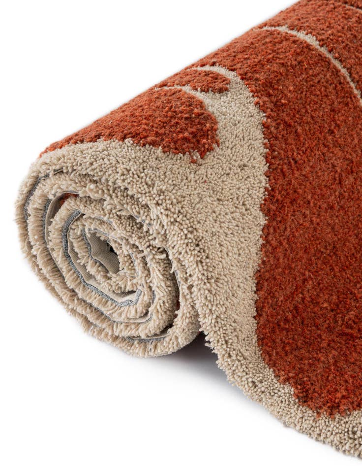 Detail image of  2' x 6' 1 Handtufted Wool Runner Rug