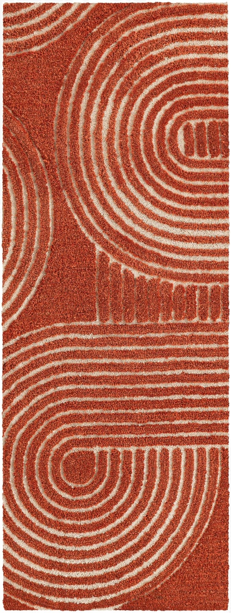  2' x 6' 1 Handtufted Wool Runner Rug