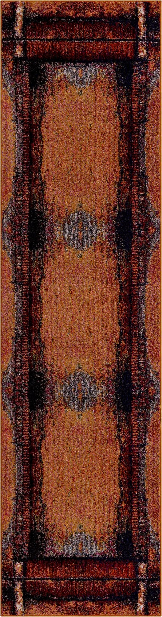  2' 7 x 10'  Washable Hyacinth Runner Rug