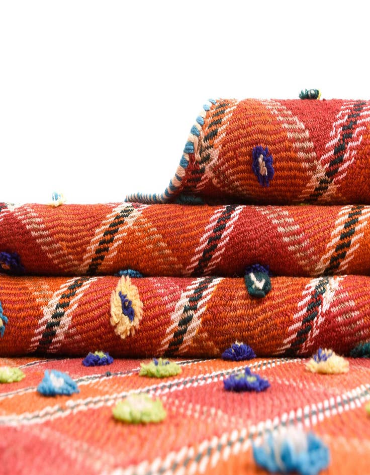 Detail image of  4' 2 x 8' 11 Jajim Runner Rug