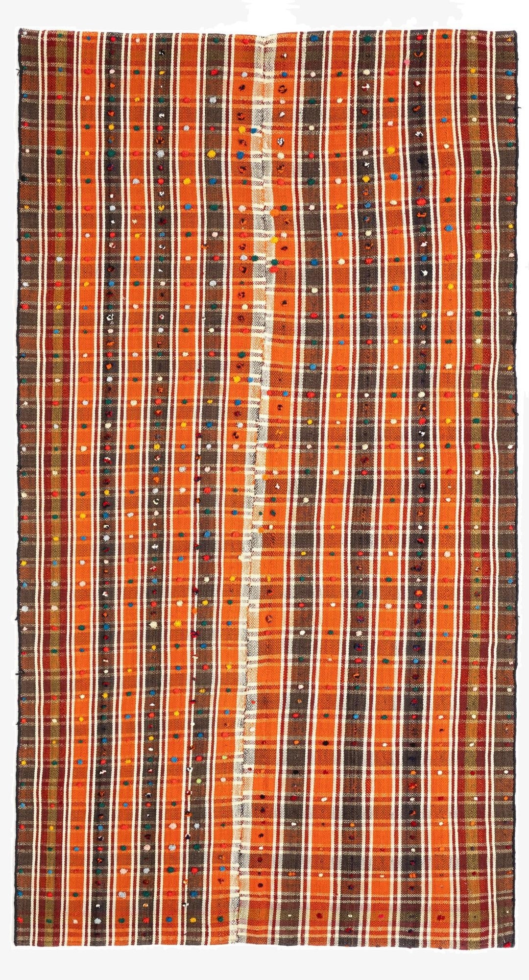  4' 8 x 9' Jajim Wool Runner Rug