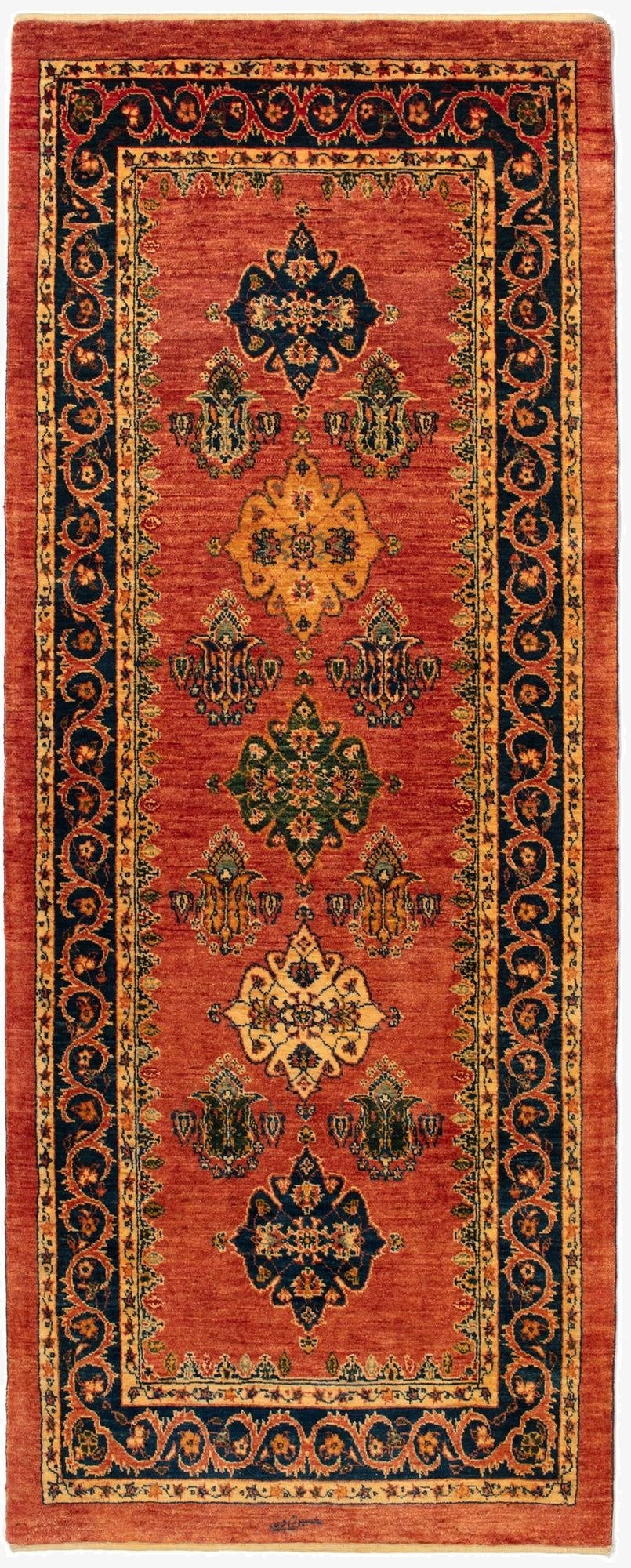  2' 9 x 7' 2 Kashkuli Runner Rug
