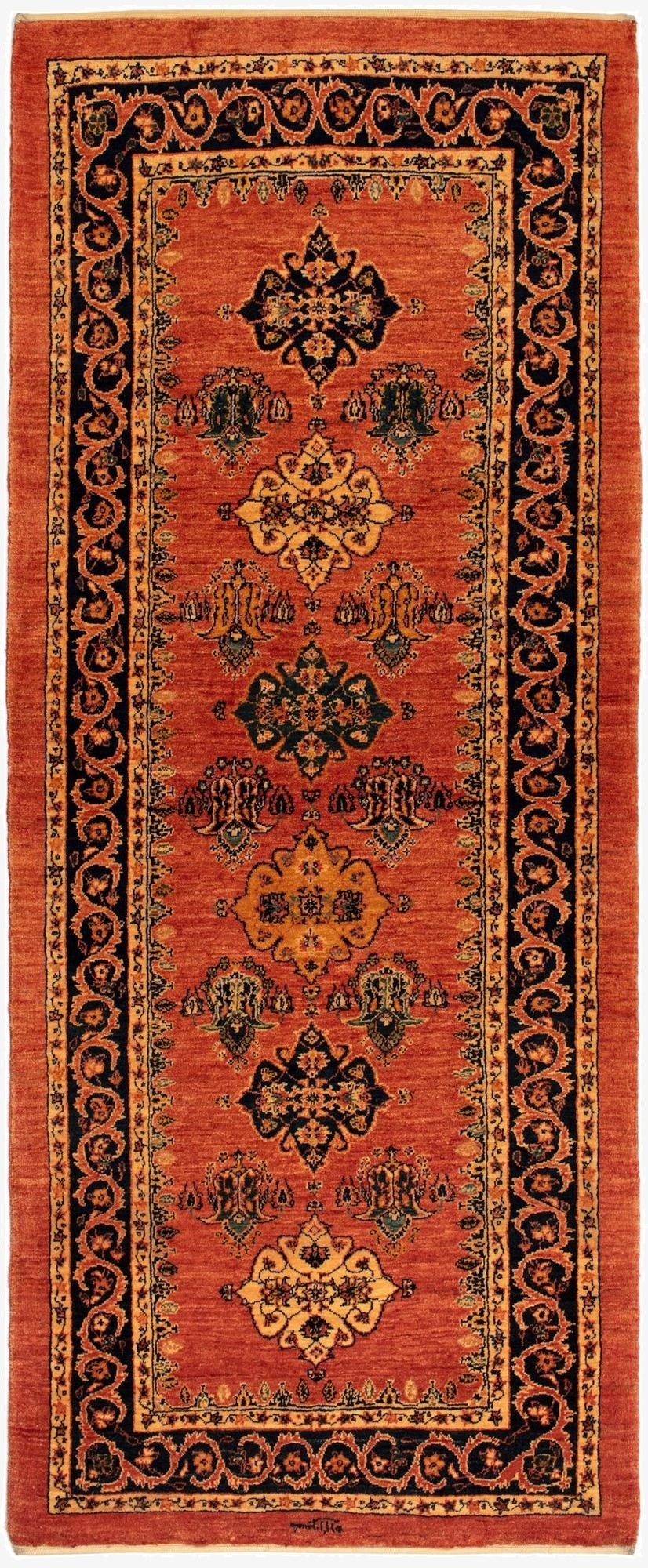  2' 11 x 7' 1 Kashkuli Runner Rug
