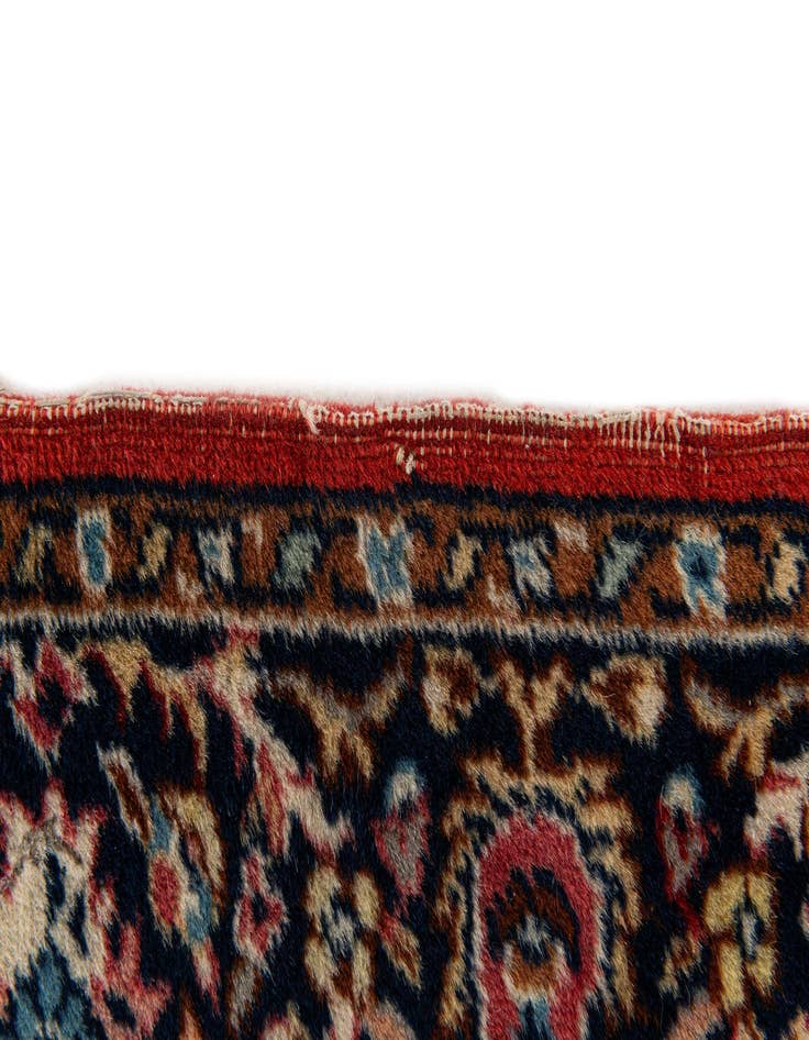 Detail image of  2' 11 x 11' 6  Hand Knotted Kashmir Wool Runner Rug