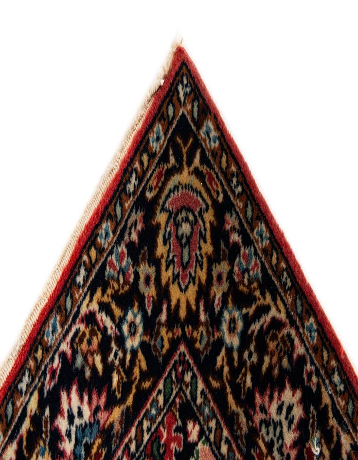 Detail image of  2' 11 x 11' 6  Hand Knotted Kashmir Wool Runner Rug