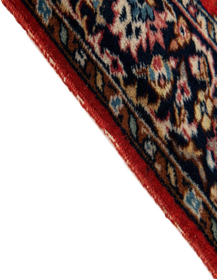 Detail image of  2' 11 x 11' 6  Hand Knotted Kashmir Wool Runner Rug