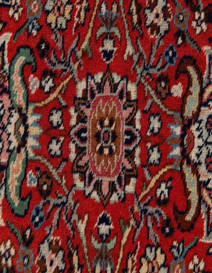 Detail image of  2' 11 x 11' 6  Hand Knotted Kashmir Wool Runner Rug