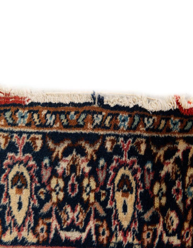 Detail image of  2' 11 x 11' 6  Hand Knotted Kashmir Wool Runner Rug