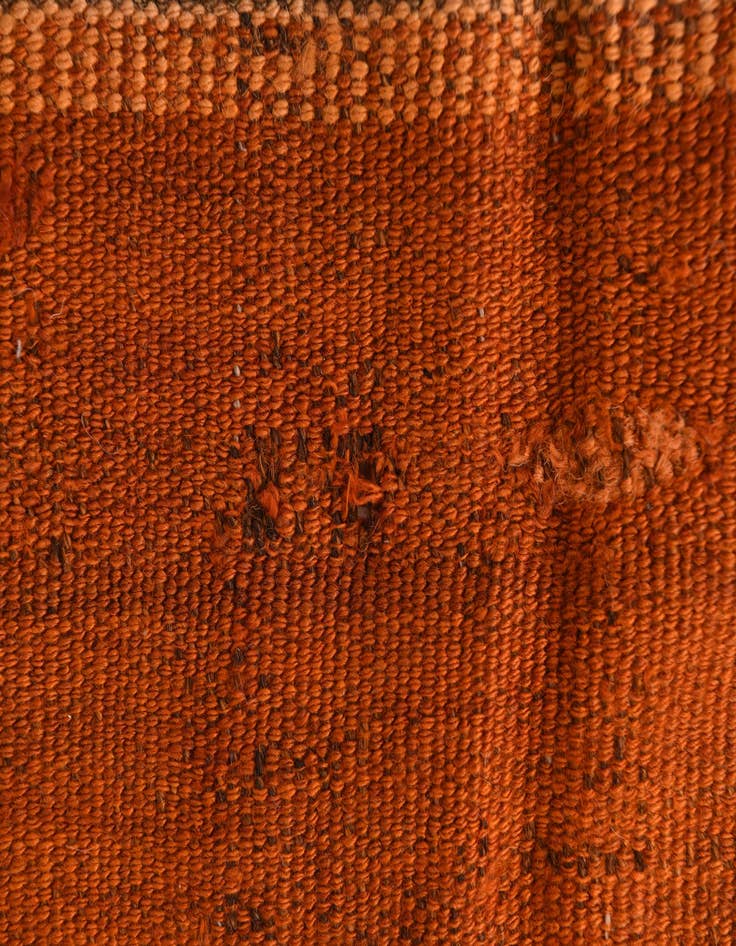 Detail image of  3' 8 x 11'  Hand Woven Kilim Fars Wool Runner Rug