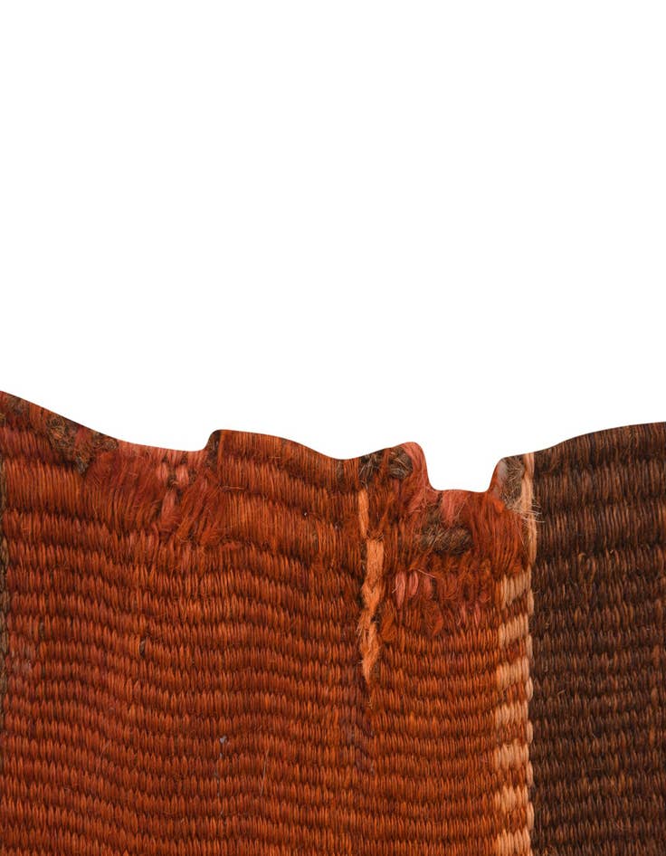 Detail image of  3' 8 x 11'  Hand Woven Kilim Fars Wool Runner Rug