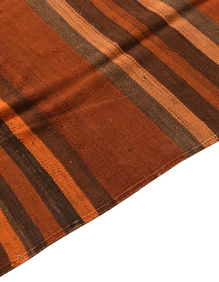 Detail image of  3' 8 x 11'  Hand Woven Kilim Fars Wool Runner Rug