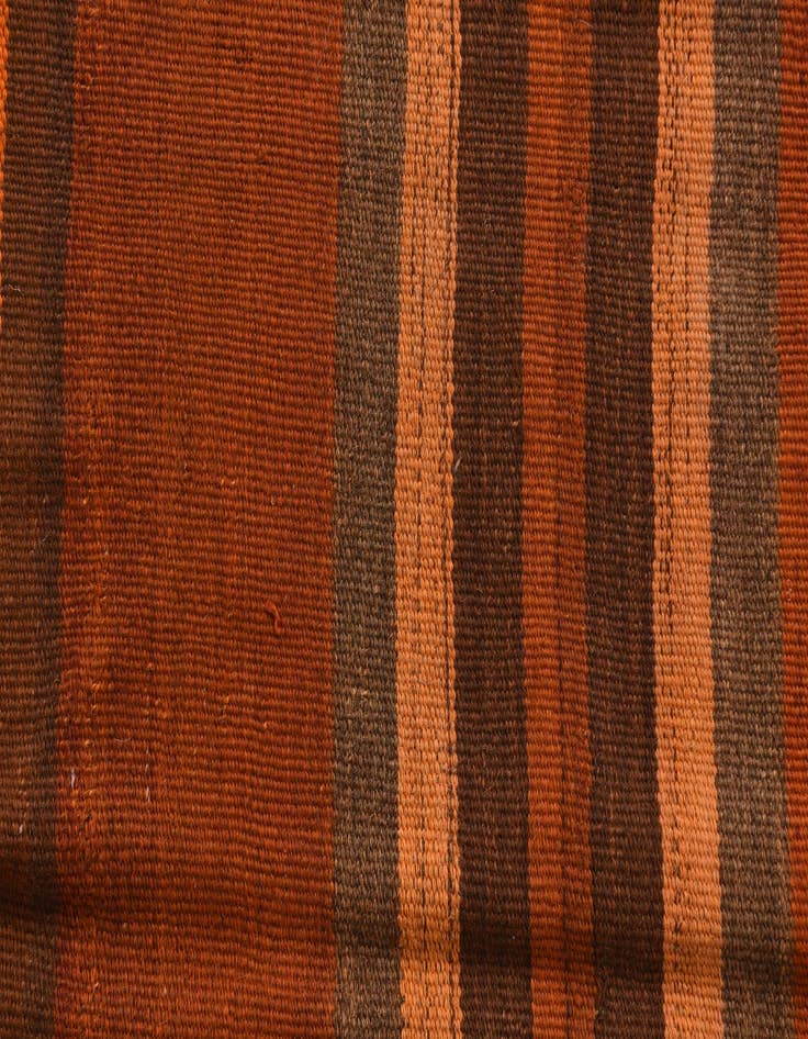 Detail image of  3' 8 x 11'  Hand Woven Kilim Fars Wool Runner Rug