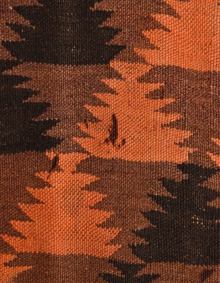 Detail image of  4' 7 x 15' 8  Hand Woven Kilim Fars Wool Runner Rug