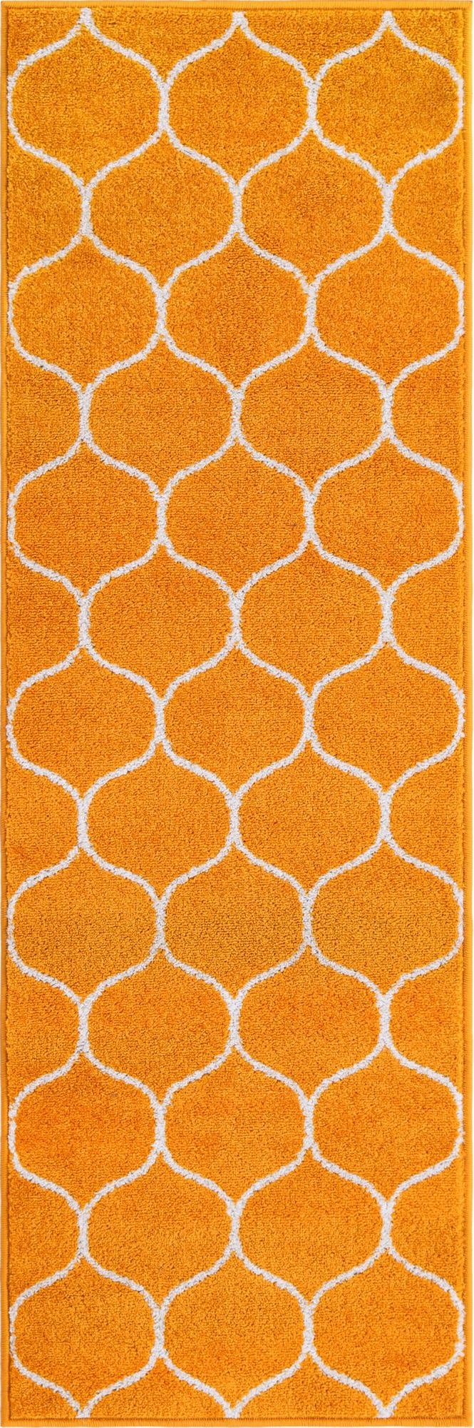  2' x 6' Lattice Frieze Runner Rug