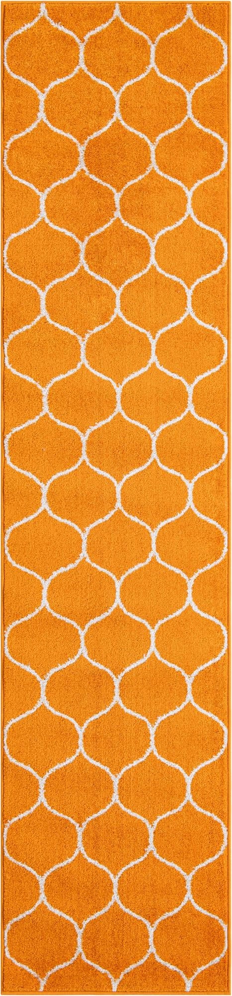  2' x 8' 8 Lattice Frieze Runner Rug