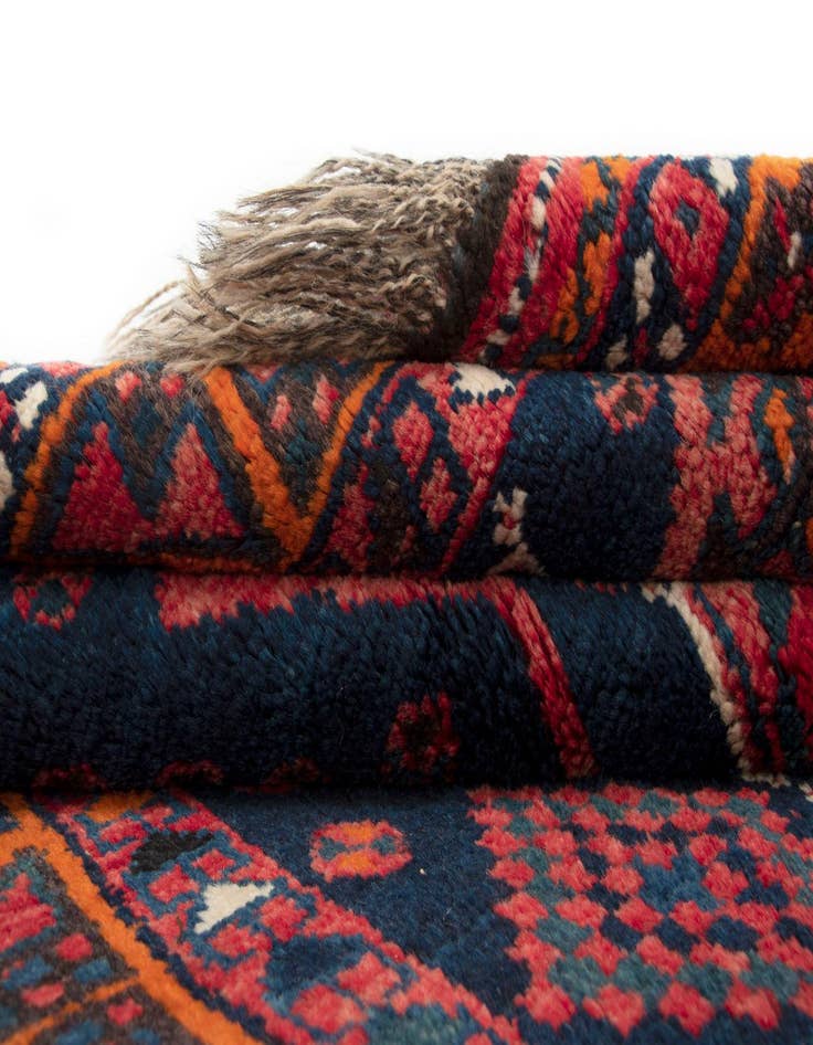 Detail image of  4' 9 x 10' 2  Hand Knotted Lori Persian Wool Runner Rug