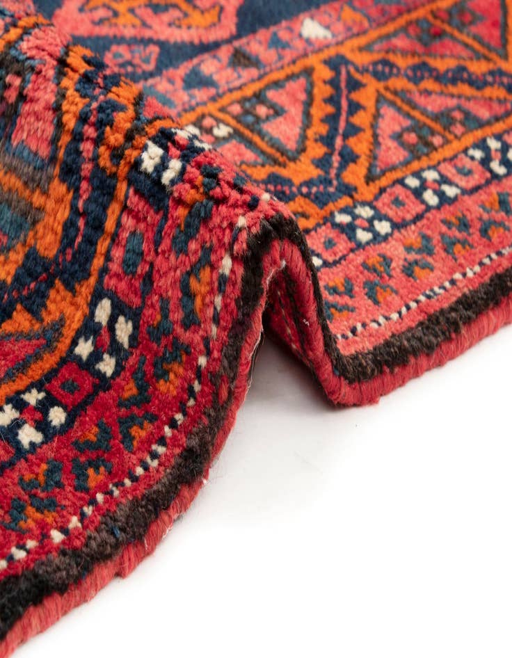 Detail image of  4' 9 x 10' 2  Hand Knotted Lori Persian Wool Runner Rug