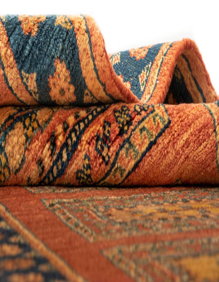 Detail image of  2' 9 x 6' 8 Luribaft Wool Runner Rug