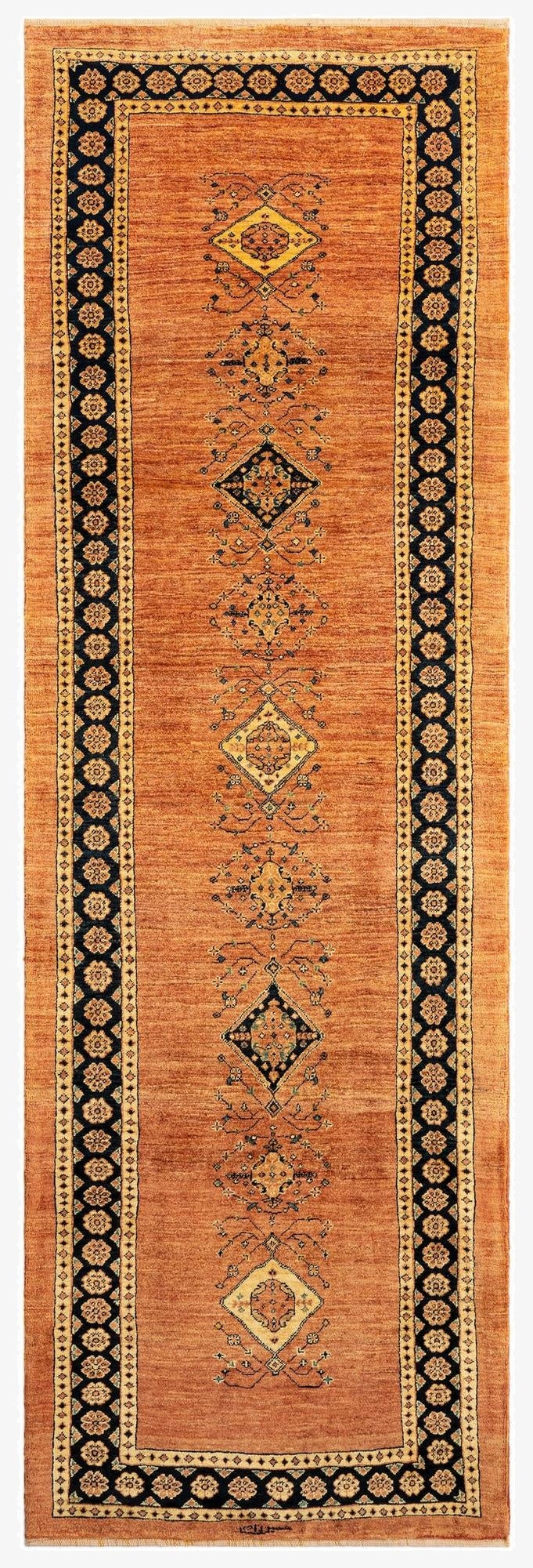  2' 10 x 8' 9 Luribaft Wool Runner Rug